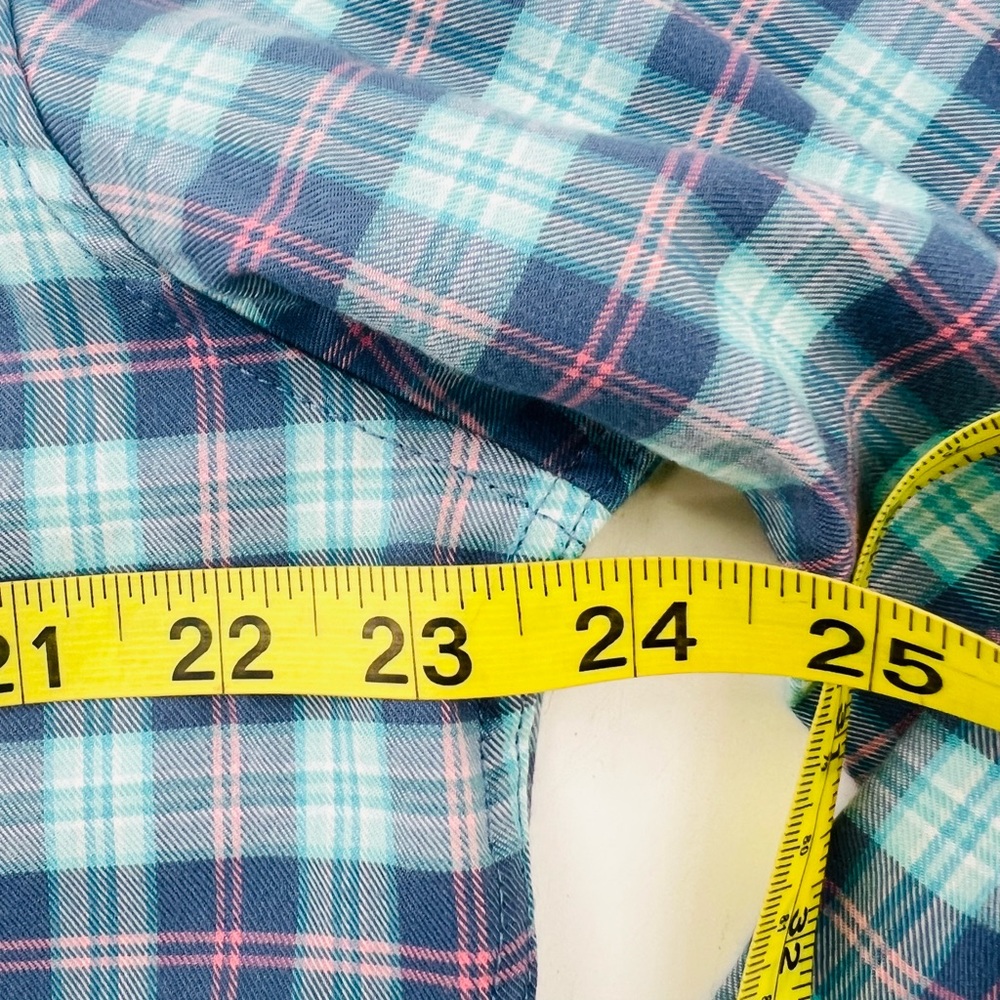 Savannah Button-Down Blue/Pink Plaid Tencel Blend Soft Shirt Men's Size XL - Picture 15 of 16